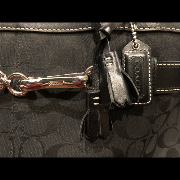 Black authentic Coach Bag/Purse. - Picture 8 of 8